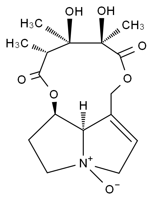 野百合碱N-氧化物 Monocrotaline N-Oxide CAS 35337-98-5 结构式 Chemical Structure