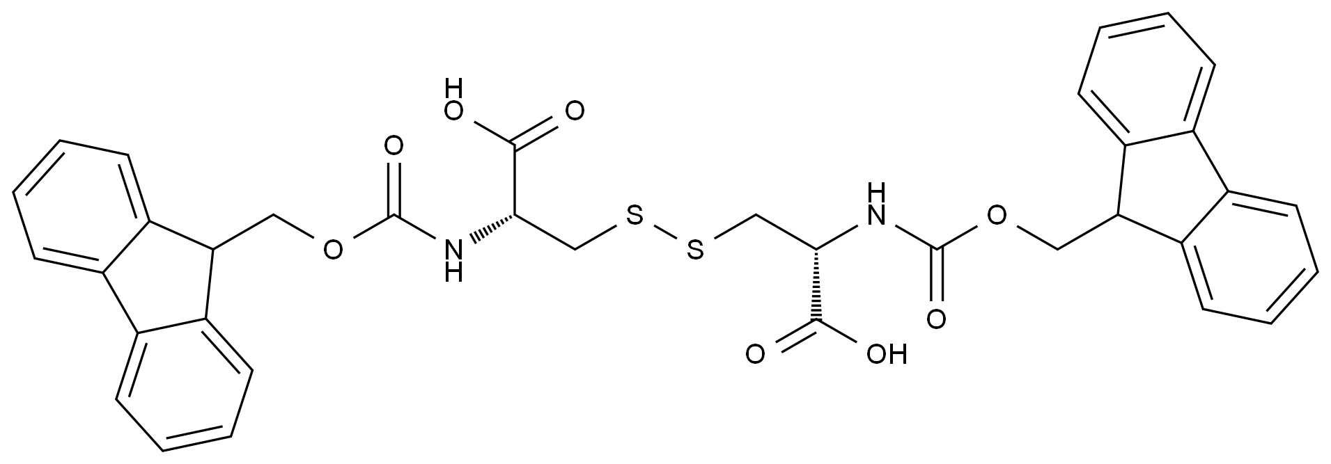 CAS No.:135273-01-7,(Fmoc-半胱氨酸-OH)2
(Disulfide bond)