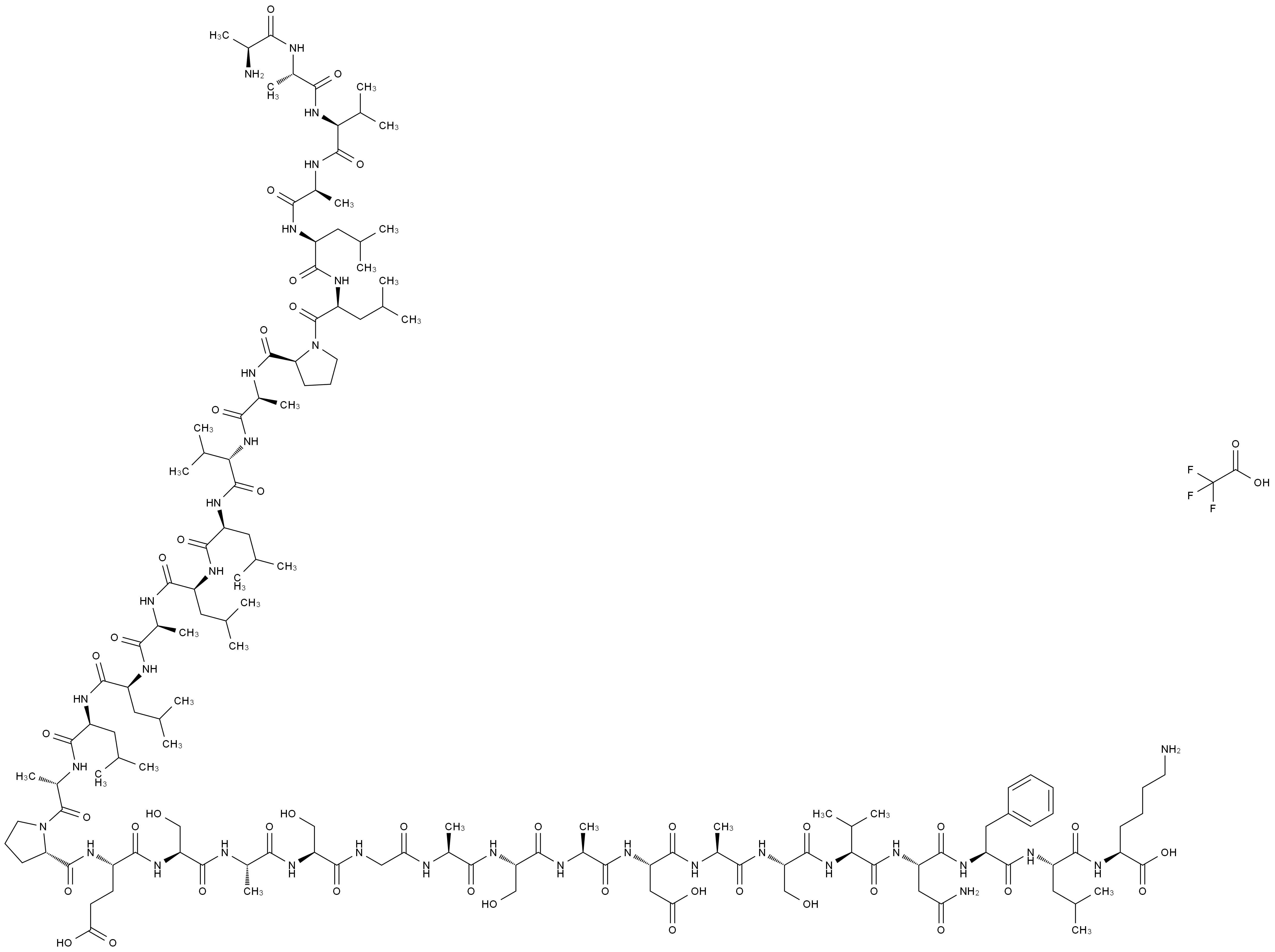 TRAF6 Control肽三氟乙酸盐 TRAF6 Control Peptide trifluoroacetate salt CAS 852690-80-3 结构式 Chemical Structure