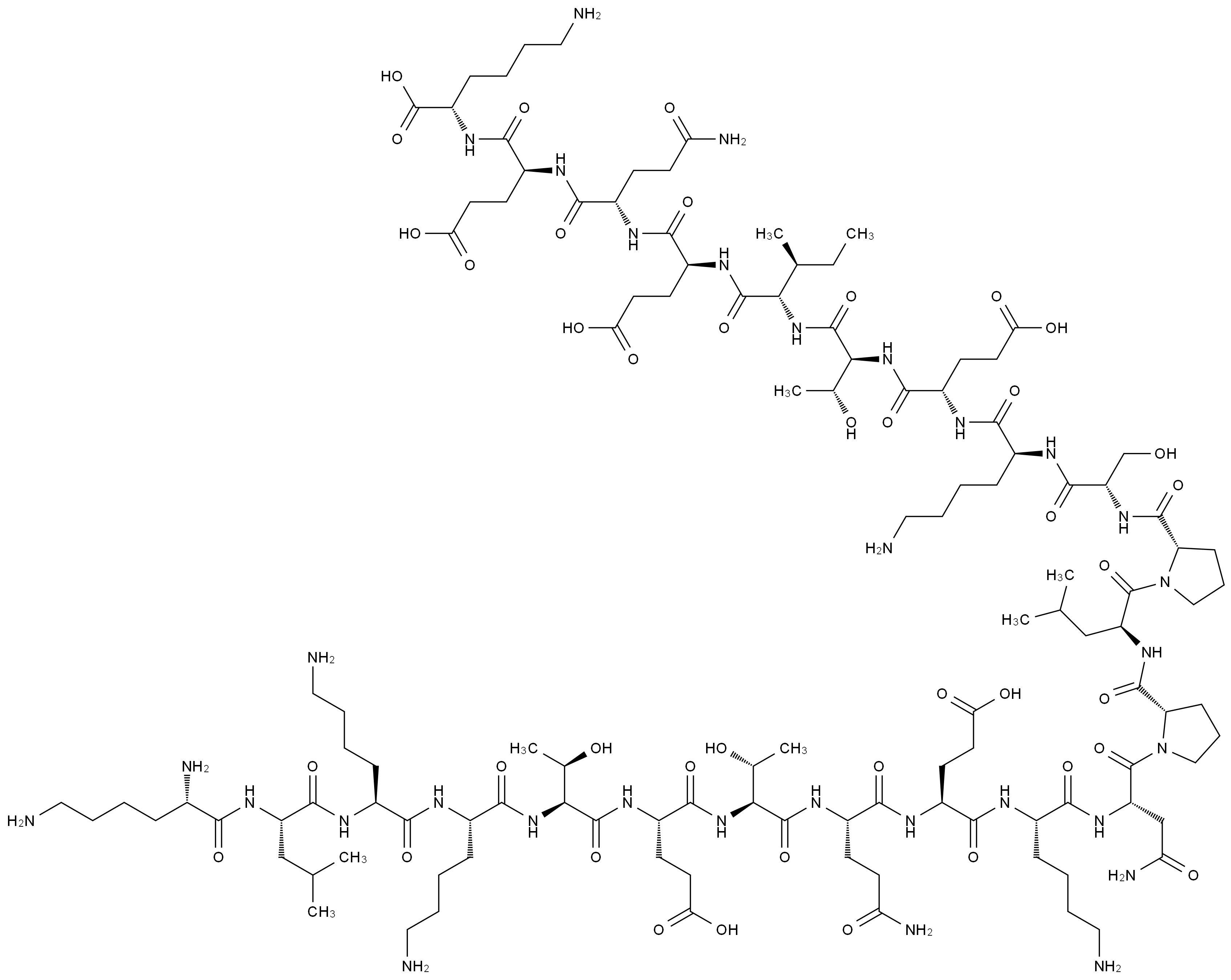 Thymosin b4 (16-38) CAS 113318-05-1 chemical structure