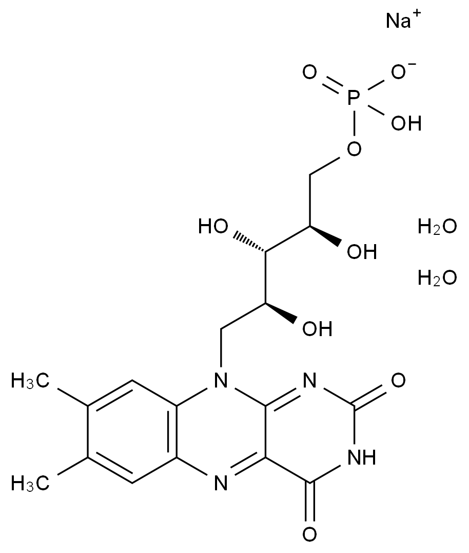 CAS No.:6184-17-4,核黄素-5′-磷酸钠盐水合物
