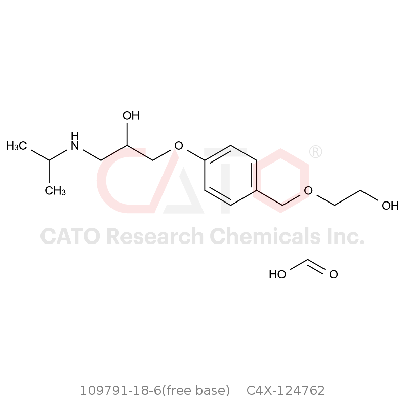 CAS No.:109791-18-6(free base),比索洛尔杂质62 甲酸盐