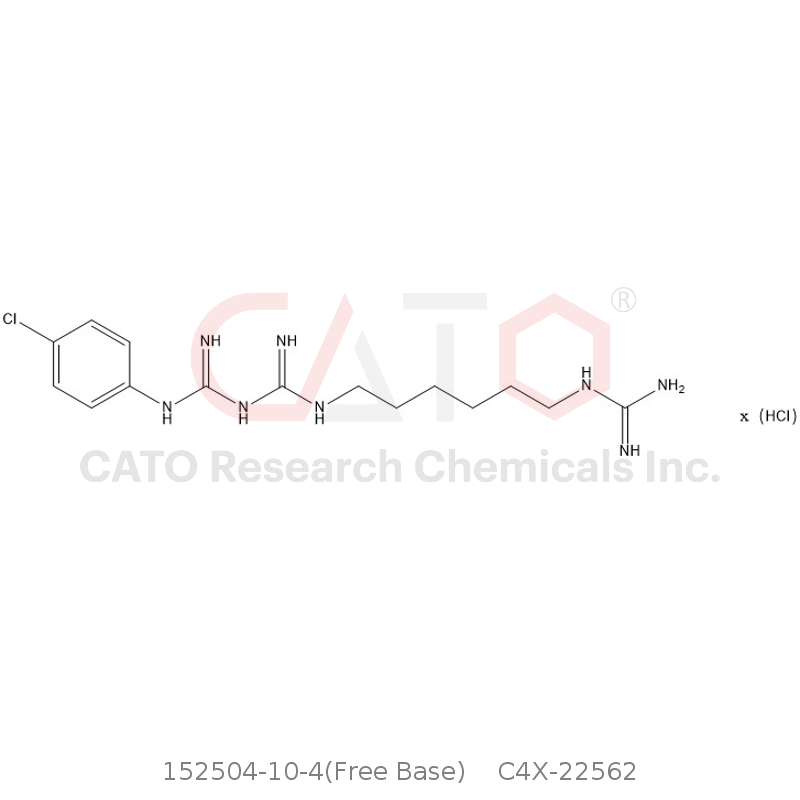 CAS No.:152504-10-4(Free Base),Chlorhexidine Diacetate Impurity 2 Hydrochloride