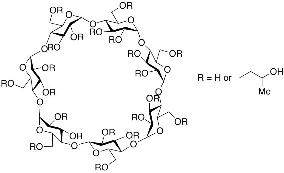 2-羟丙基-β-环糊精 ß-Cyclodextrin HPB CAS 128446-35-5 结构式 Chemical Structure