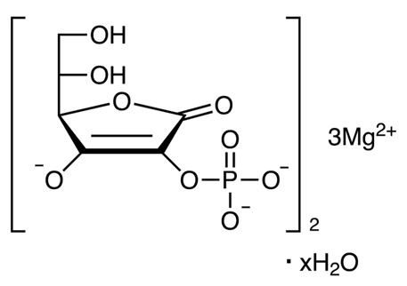 L-抗坏血酸2-磷酸盐倍半镁盐 水合物 L-Ascorbic Acid 2-Phosphate Sesquimagnesium Salt Hydrate CAS 113170-55-1 结构式 Chemical Structure