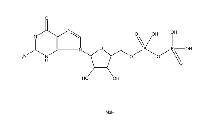 鸟苷 5'-二磷酸 钠盐 Guanosine 5'-diphosphate sodium salt CAS 43139-22-6 结构式 Chemical Structure