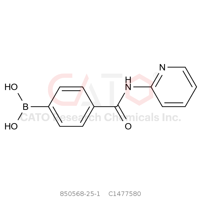 CAS No.:850568-25-1,(4-(Pyridin-2-ylcarbamoyl)phenyl)boronic acid
