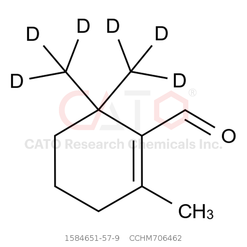 CAS No.:1584651-57-9,β-环柠檬醛-d6