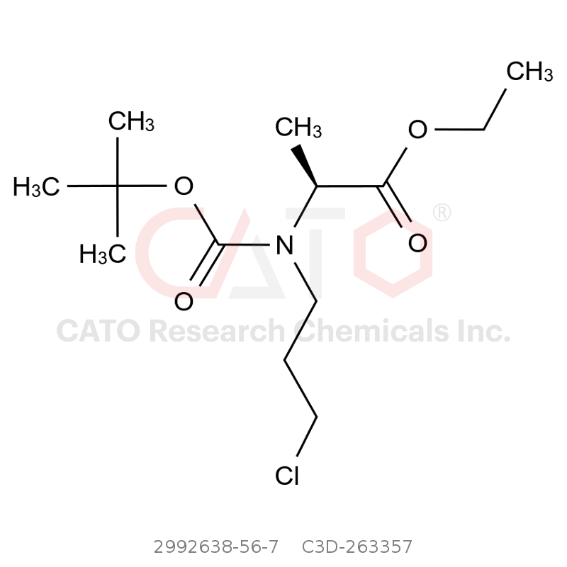 CAS No.:2992638-56-7,N-(叔丁氧羰基)-N-(3-氯丙基)-L-丙氨酸乙酯