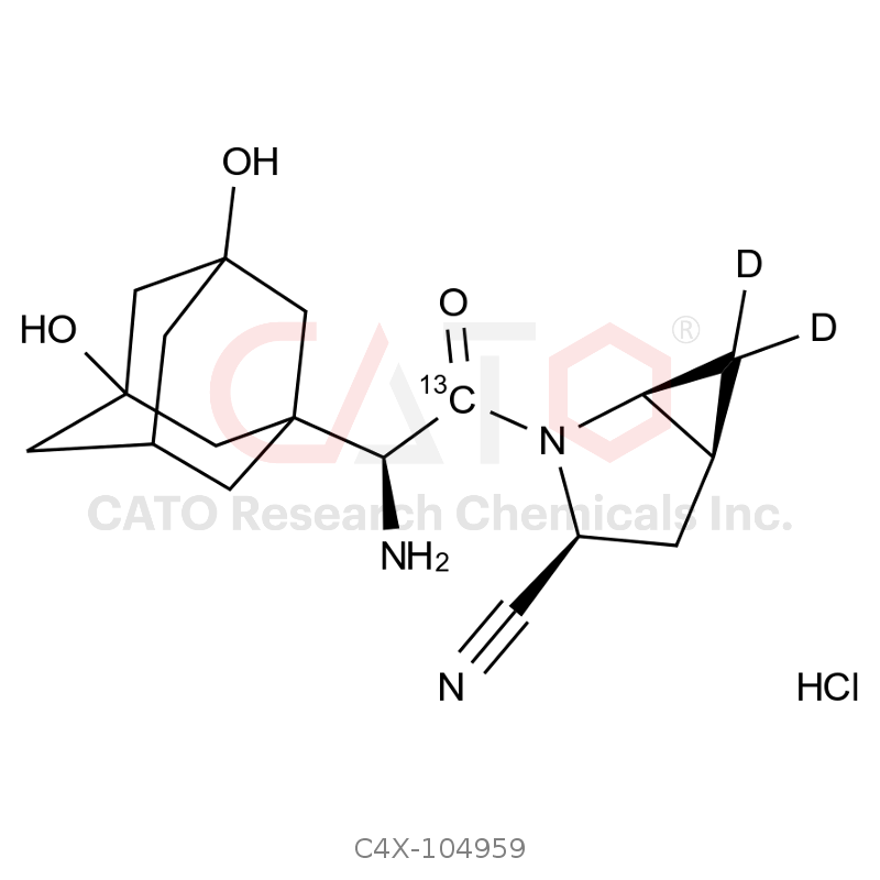 5-羟基沙格列汀-13C-d2盐酸盐