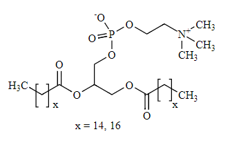 氢化卵磷脂 Lecithin Hydrogenated CAS 92128-87-5 结构式 Chemical Structure
