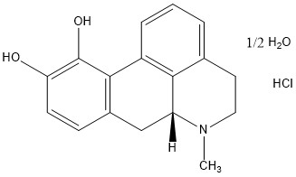 CAS No.:41372-20-7,（R）-阿扑吗啡盐酸盐半水合物