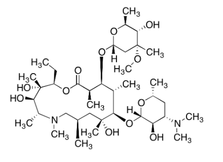 Azithromycin CAS 83905-01-5 chemical structure