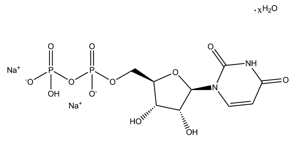 尿苷-5′-二磷酸二钠盐 ·X水合物 Uridine 5＇-diphosphate disodium salt ·X Hydrate CAS 27821-45-0 结构式 Chemical Structure