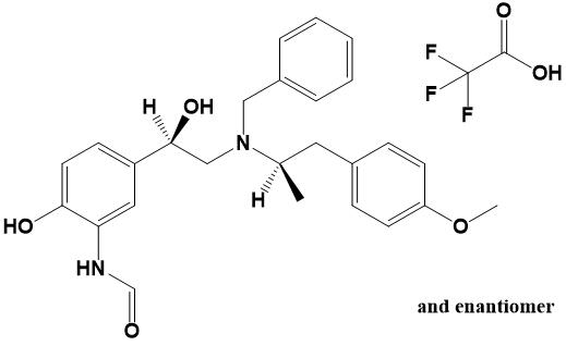 Formoterol EP Impurity H (Trifluoroacetic Acid,Enantiomer Mixture)