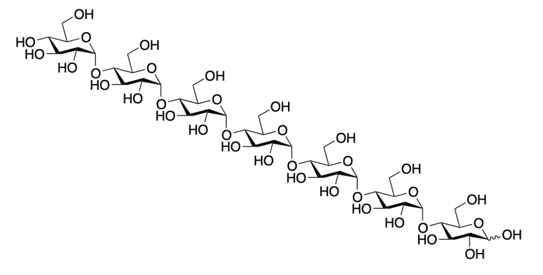 麦芽七糖 Maltoheptaose CAS 34620-78-5 结构式 Chemical Structure