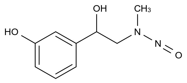 [137886-42-1] N-（2-羟基-2-（3-羟基苯基）乙基）-N-甲基亚硝酸酰胺