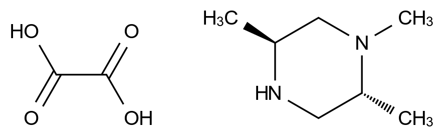 (2R,5S)-1,2,5-三甲基哌嗪 (2R,5S)-1,2,5-Trimethylpiperazine CAS 1046788-78-6 结构式 Chemical Structure