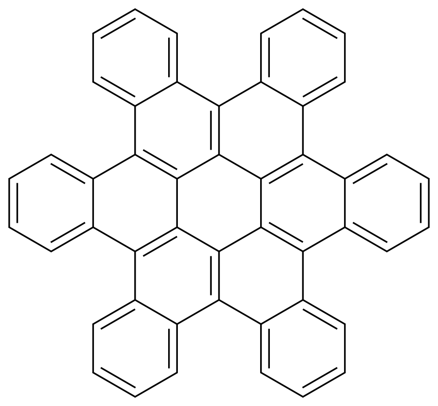 Trinaphtho[1,2,3,4-fgh:1',2',3',4'-pqr:1'',2'',3'',4''-za1b1]trinaphthylene CAS 1065-80-1 chemical structure
