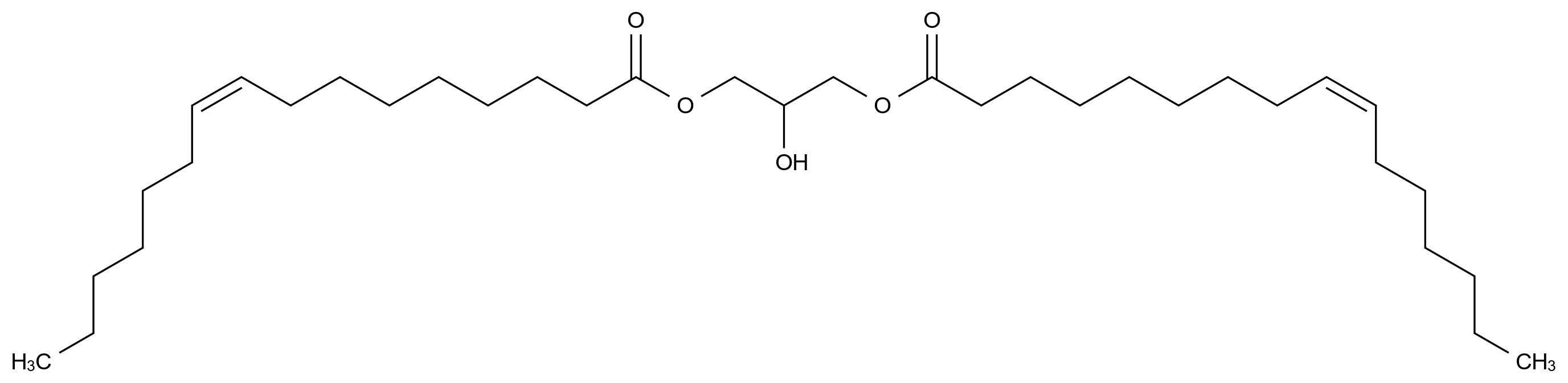  Dipalmitolein (mixed isomers) CAS 113728-10-2 结构式 Chemical Structure