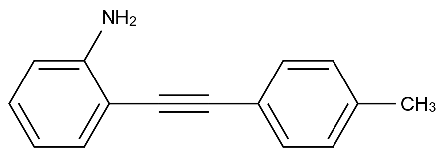 [124643-45-4]2-[2-(4-methylphenyl)ethynyl]aniline