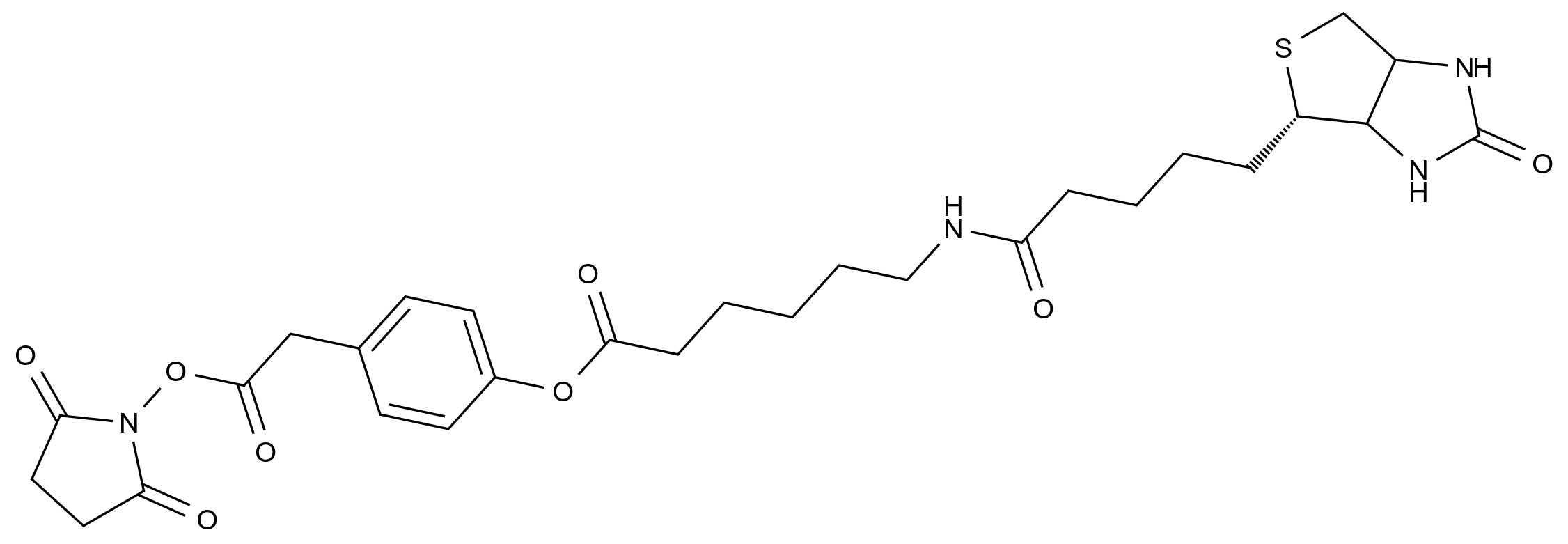 CAS No.:1322623-44-8,4-(3-((2,5-Dioxopyrrolidin-1-yl)oxy)-3-oxopropyl)phenyl 6-(5-((3aS,4S,6aR)-2-oxohexahydro-1H-thieno[3,4-d]imidazol-4-yl)pentanamido)hexanoate