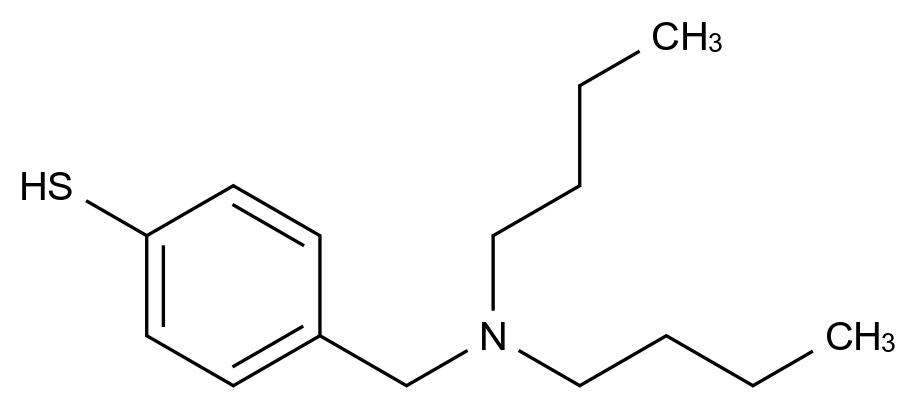  4-((Dibutylamino)methyl)benzenethiol CAS 1443313-99-2 结构式 Chemical Structure