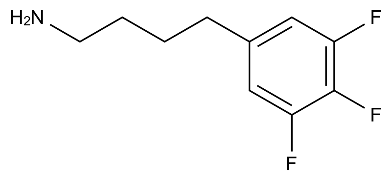  4-(3,4,5-Trifluorophenyl)butan-1-amine CAS 1482627-60-0 结构式 Chemical Structure