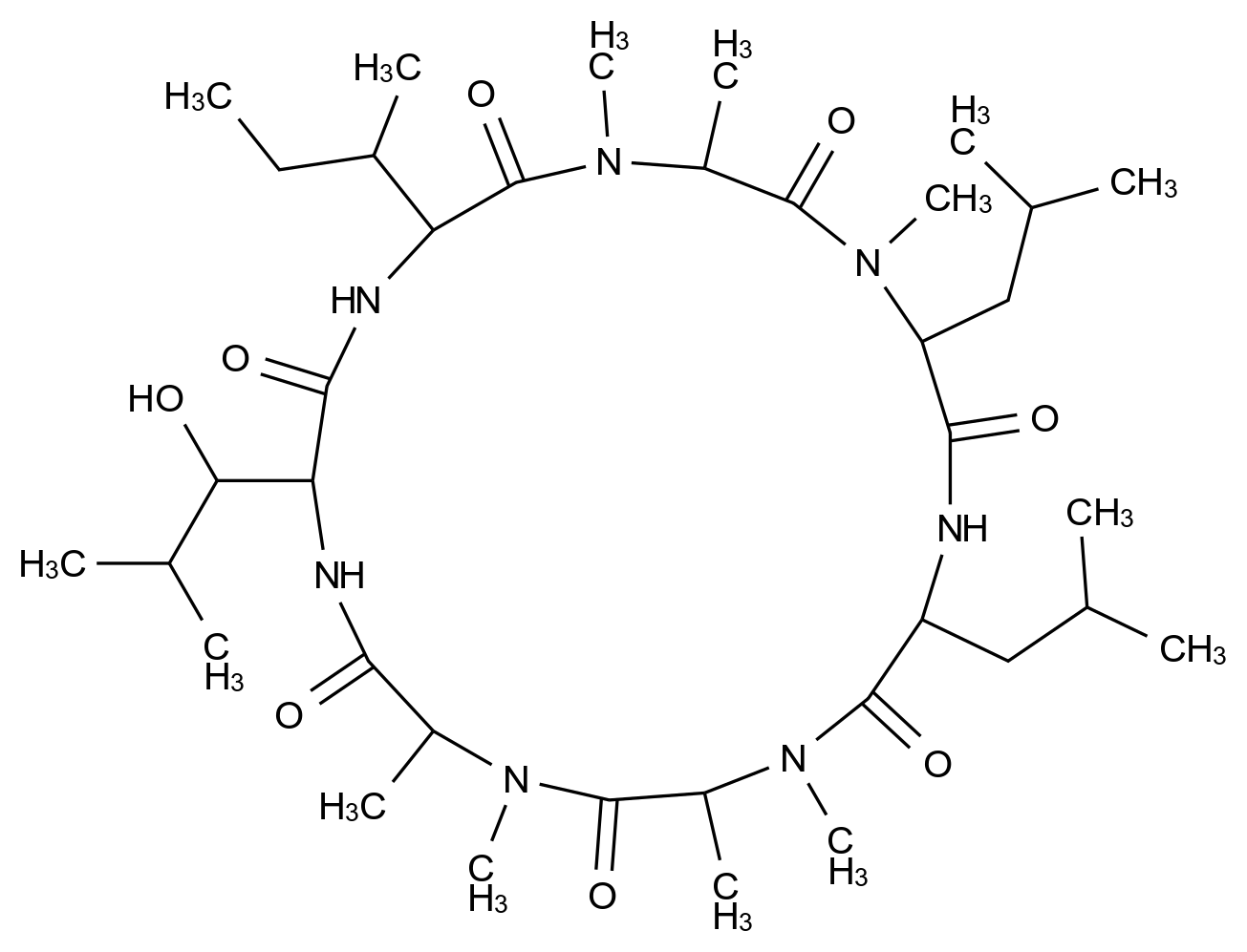  Ternatin DISCONTINUED CAS 148619-41-4 结构式 Chemical Structure