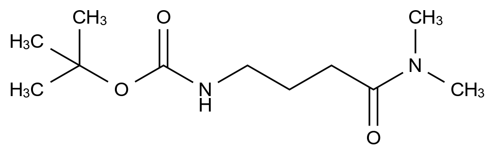 Tert-butyl (4-(dimethylamino)-4-oxobutyl)carbamate CAS 154656-95-8 chemical structure