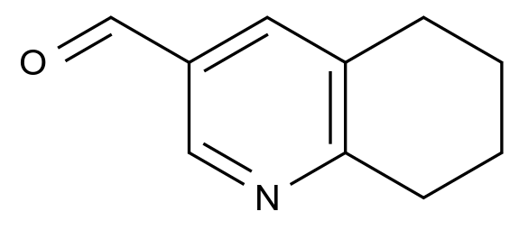  5,6,7,8-Tetrahydroquinoline-3-carbaldehyde CAS 159891-93-7 结构式 Chemical Structure