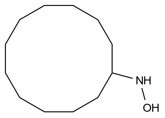  N-cyclododecylhydroxylamine CAS 1781-71-1 结构式 Chemical Structure