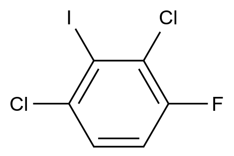 CAS No.:1804886-60-9,1,3-Dichloro-4-fluoro-2-iodobenzene
