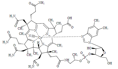 维生素B12 EP杂质B Cyanocobalamin EP Impurity B CAS 26264-28-8 结构式 Chemical Structure