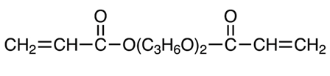 二丙二醇二丙烯酸酯 (含稳定剂MEHQ) Dipropylene Glycol Diacrylate (stabilized with MEHQ) CAS 57472-68-1 结构式 Chemical Structure