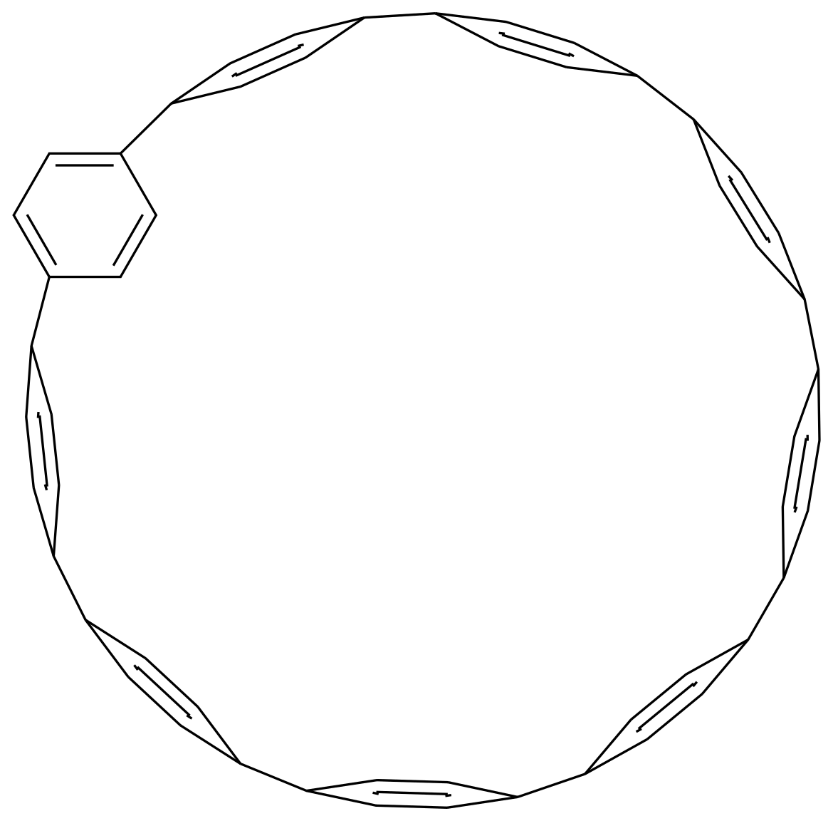  [9]Cycloparaphenylene CAS 1092522-74-1 结构式 Chemical Structure