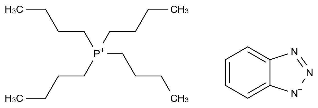 Tetrabutylphosphonium benzotriazolate CAS 109348-55-2 chemical structure