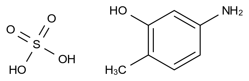 5-Amino-2-methylphenol sulfate CAS 183293-62-1 chemical structure