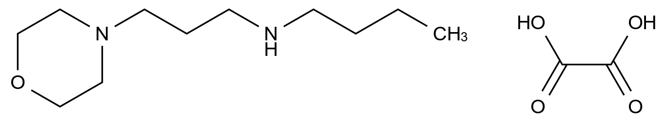 N-(3-morpholin-4-ylpropyl)butan-1-amine,HOOCCOOH N-(3-morpholin-4-ylpropyl)butan-1-amine,HOOCCOOH CAS 1185683-82-2 结构式 Chemical Structure