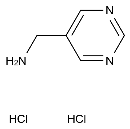 嘧啶-5-甲胺盐酸盐 Pyrimidin-5-ylmethanamine Hydrochloride CAS 1199773-53-9 结构式 Chemical Structure