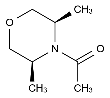 rel-1-((3R,5S)-3,5-二甲基吗啉基)乙酮 rel-1-((3R,5S)-3,5-Dimethylmorpholino)ethanone CAS 120226-28-0 结构式 Chemical Structure