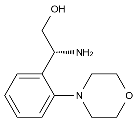  (r)-2-Amino-2-(2-morpholinophenyl)ethan-1-ol CAS 1213362-49-2 结构式 Chemical Structure