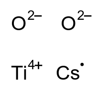  Cesiumtitaniumoxide CAS 12158-57-5 结构式 Chemical Structure