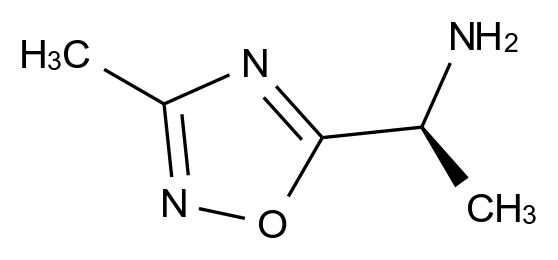 CAS No.:1217650-21-9,(S)-1-(3-METHYL-1,2,4-OXADIAZOL-5-YL)ETHANAMINE