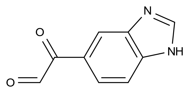 [124663-09-8]1H-Benzimidazol-5-yl(oxo)acetaldehyde