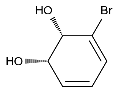 (1<I>S</I>-顺式)-3-溴-3,5-环己二烯-1,2-二醇 (1<I>S</I>-cis)-3-bromo-3,5-cyclohexadiene-1,2-diol CAS 130792-45-9 结构式 Chemical Structure