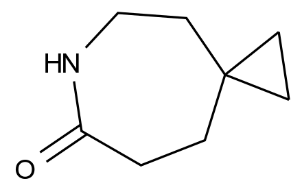  6-Azaspiro[2.6]Nonan-7-one CAS 1312455-82-5 结构式 Chemical Structure