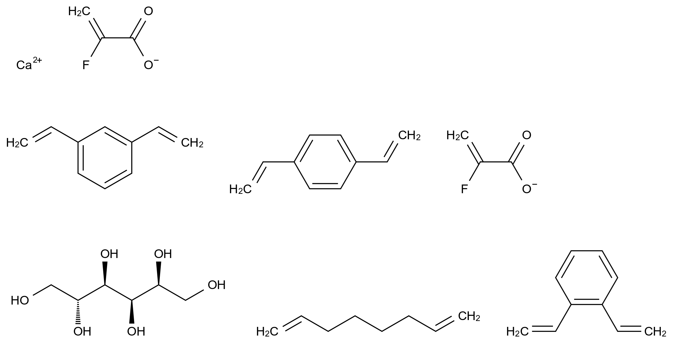  Patiromer Sorbitex Calcium - API Standards CAS 1415477-49-4 结构式 Chemical Structure