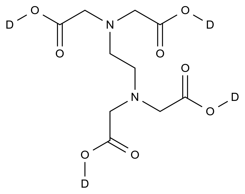 Ethylenediaminetetraacetic acid-d<SUB>4</SUB> Ethylenediaminetetraacetic acid-d<SUB>4</SUB> CAS 15251-22-6 结构式 Chemical Structure