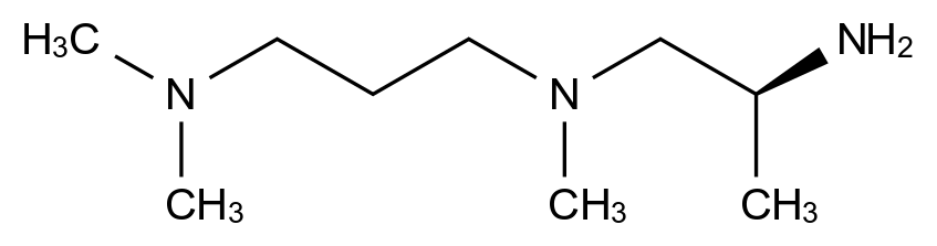 (3-{[(2S)-2-aminopropyl](methyl)amino}propyl)dimethylamine (3-{[(2S)-2-aminopropyl](methyl)amino}propyl)dimethylamine CAS 1567951-60-3 结构式 Chemical Structure